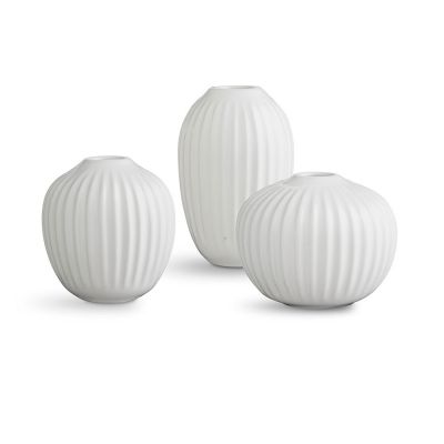 Hammershøi vase miniature, 3-pak, hvid