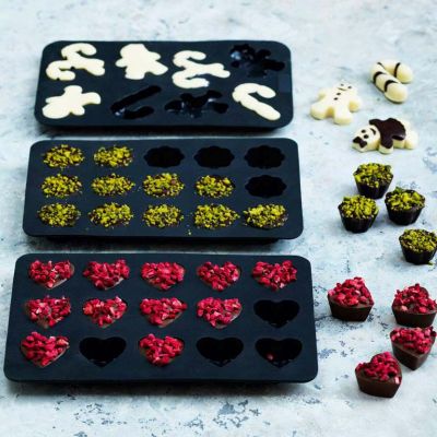 Blomsterbergs Chokoladeform 3 dele Grå
