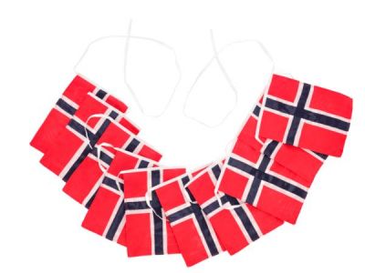 Flagranke NO 5,4 meter Rød/Hvid/Blå Polyester
