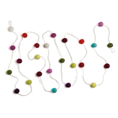 Ball Garland, guirlande m/ bolde, farverig