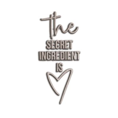 Citat The SECRET INGREDIENT, Lys eg, S*