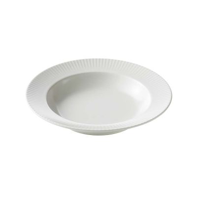 Groovy Stentøj, Suppe tallerken 23 cm, hvid