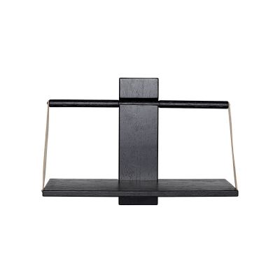 Shelf wood wall - Medium, Sort