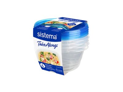 Sistema Small Bowl 4 Pack 760 ml
