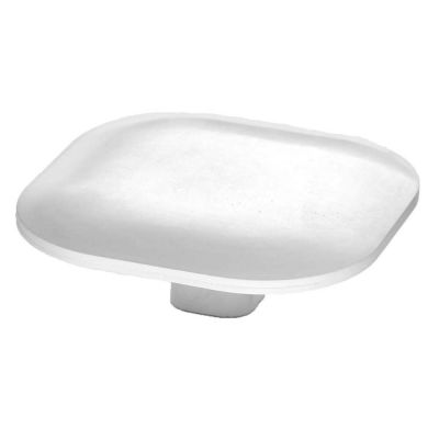 FREJA krog, beton, large, hvid
