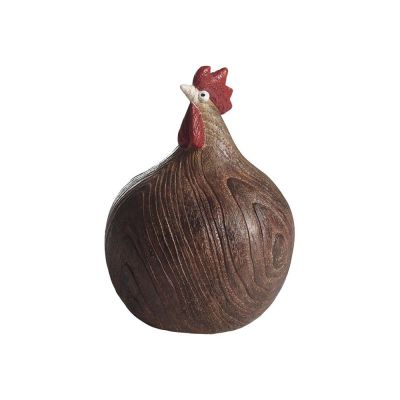 Høne Woodie, medium H.13cm