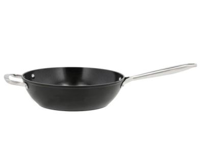 Pillivuyt Gourmet Travo Wok keramisk non-stick Dia 28 cm Sort