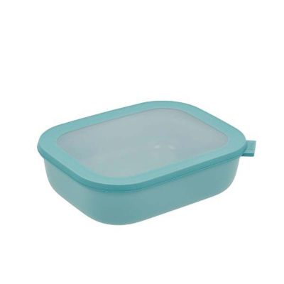 Mepal Cirqula Rektangulær skål m/låg 2000 ml Nordic green*