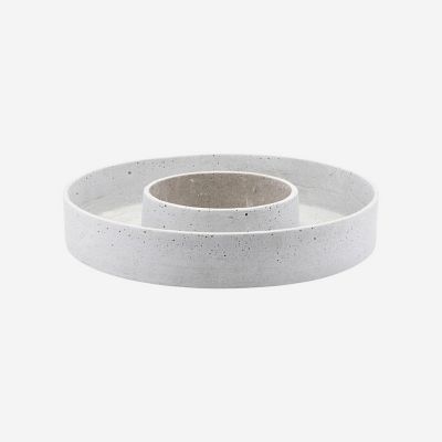 Lysestage, The Ring, Grå Ø35 cm*