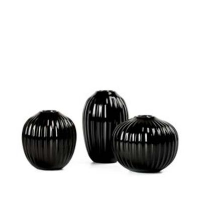 Hammershøi Vase miniature sort, 3 stk*