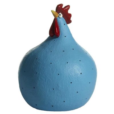Høne Provence Turkis H13 cm*