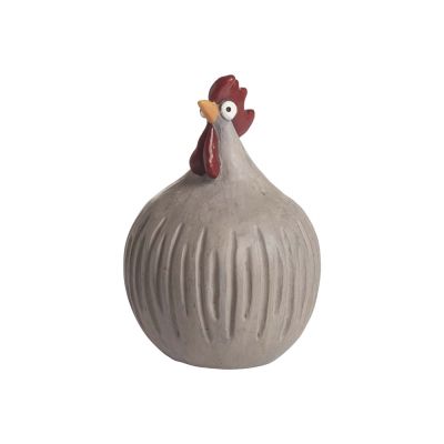 Høne Retro beige, H.8,7cm