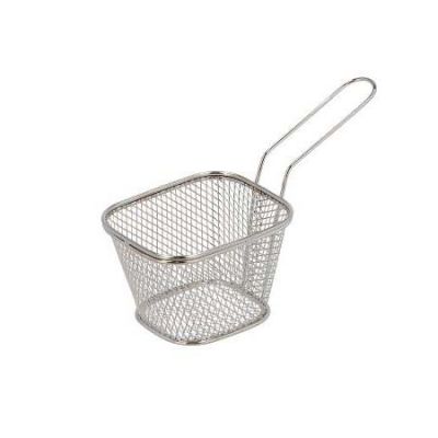 Funktion Mini friturekurv 10 x 7,5 Stål*