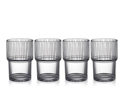 BITZ Kusintha Caféglas 12,5 cm 38 cl 4 stk. Klar