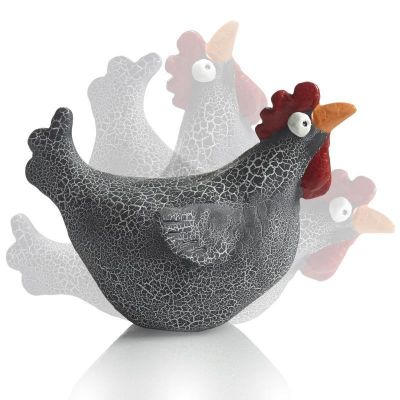 Hen Doris black H11cm*