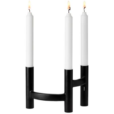 Ora trearmet lysestage - black