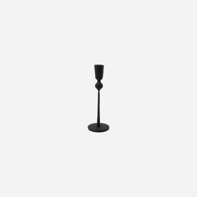 Lysestage, Trivo, Sort 18 cm