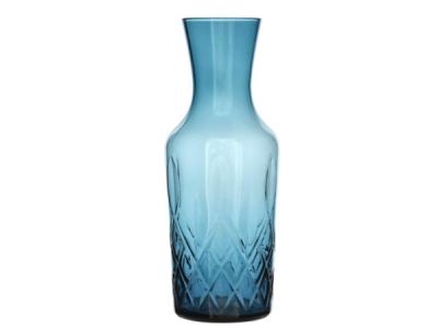 Lyngby Glas Sorrento Vandkaraffel 1 liter Blå