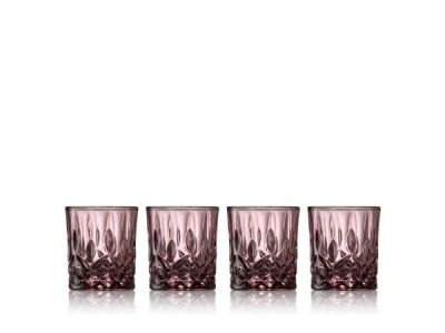 Lyngby Glas Sorrento Shotglas 4 cl 4 stk. Pink