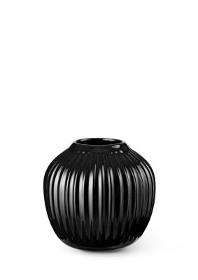 Hammershøi Vase H13 cm sort