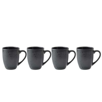 BITZ Krus m/hank Dia 9 x 10 cm 30 cl 4 stk. Galaxy Black*