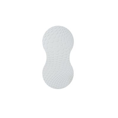 Karim Rashid - double coaster recycled leather 4 pak, mozzarella