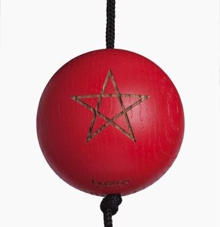 Starball red - malet egetræ m. gravering