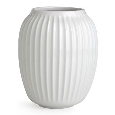 Hammershøi vase, 21 cm, hvid