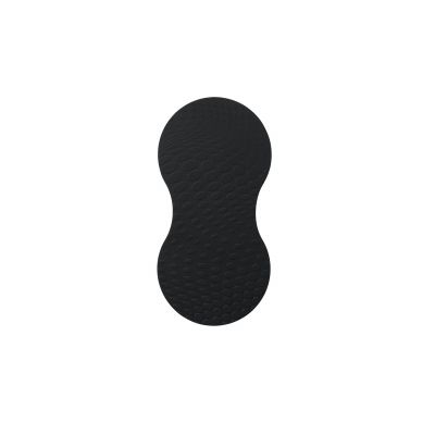 Karim Rashid - double coaster recycled leather 4 pak, pepper
