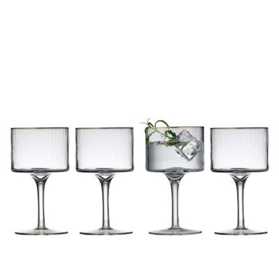 Lyngby Glas Palermo Gold Gin & tonic-glas 32 cl 4 stk.