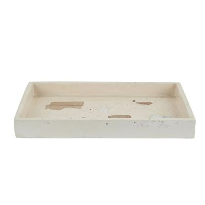 Tray terrazzo bakke, soft rose 20x30 cm*