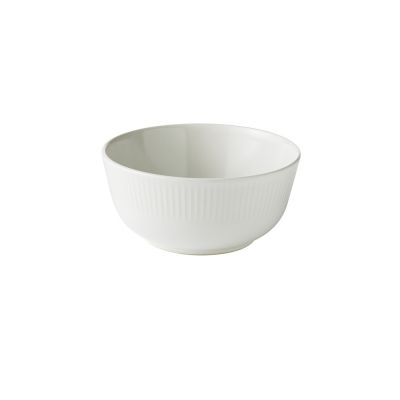 Groovy Porcelæn, Skål 14 cm, hvid
