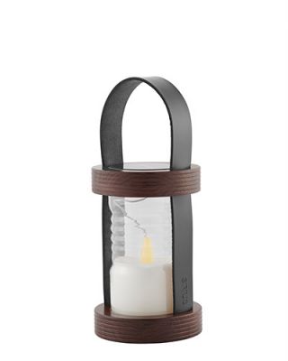 Aston Solar Lanterne, 26,5cm, sort/brun*