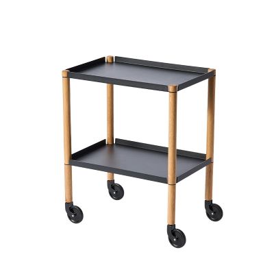 Connect Table Oiled Nature Eg / Sort Metal rullebord