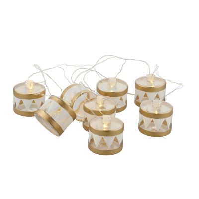 Elly Drum Garland, guld/klar