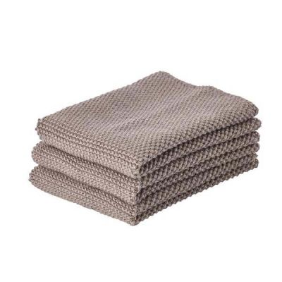 Zone Karklud 27 x 27 cm 3 stk. Taupe Brown