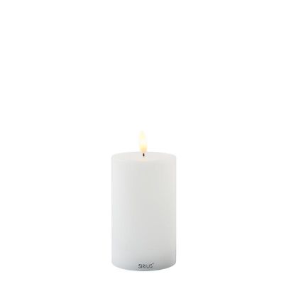 Sille Outdoor Ø7,5 x 12,5 cm, hvid