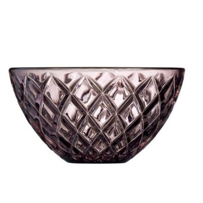 Lyngby Glas Sorrento Skål Dia 12 cm 4 stk. Pink