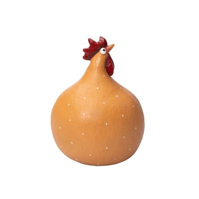 Høne orange H.13cm