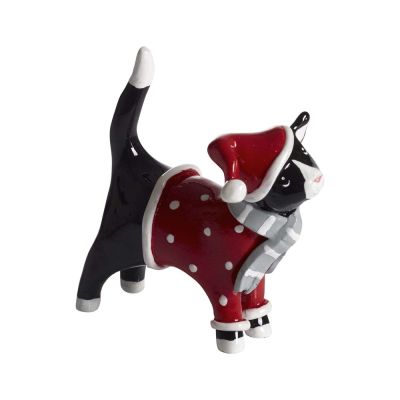 Christmas Cat Dolly, H.7,5cm